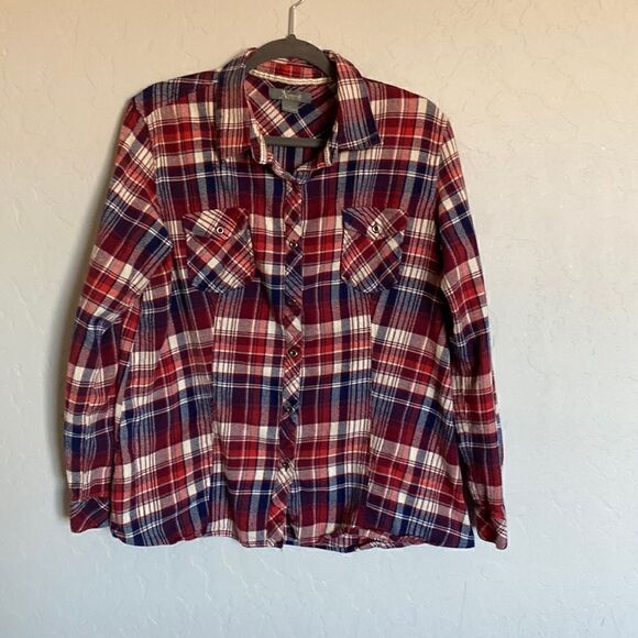 Red and blue flannel - Picture 1 of 6